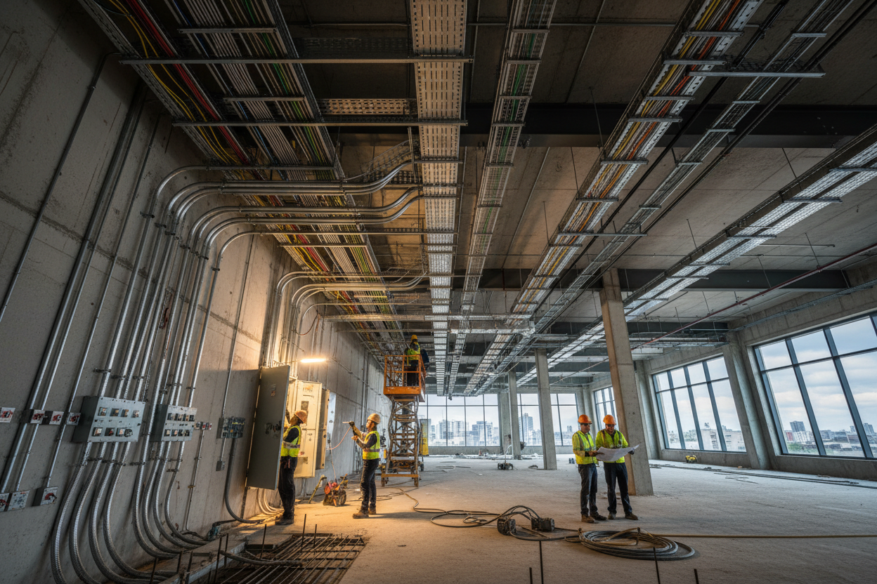 Construction site interior