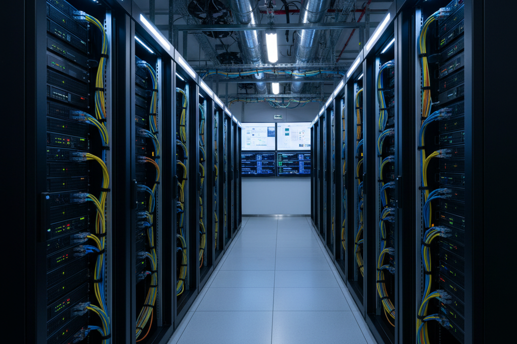 Data center server racks